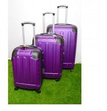 3 in one Purple Fibre Suitcase